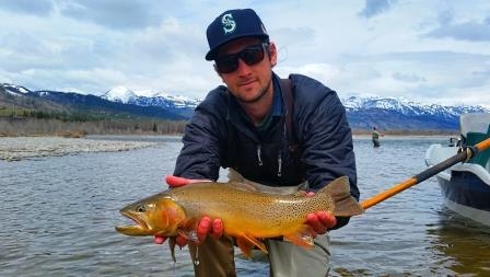 Incredible colors on a Snake River Finespotted Cutthroat trout