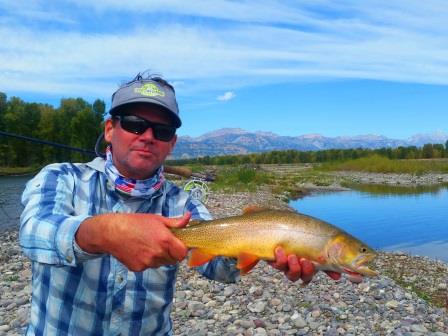 Cutthroat trout on the Wilson to South park stretch of the Snake River
