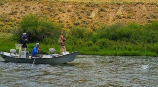 Murph on the oars ant tight to a big one